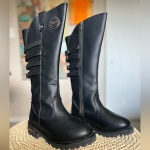 Milwaukee leather riding boot